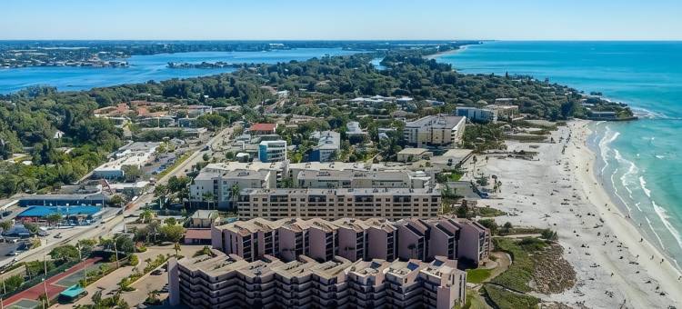 Siesta Key 海滩新装修的绝佳两卧室海滨公寓，带景观(Spectacular 2B Condo on Siesta Key Beach!)图片