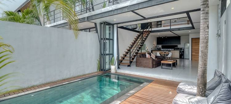 Echo Haven A4 苍古: 一卧阁楼别墅(Echo Haven A4 : 1BR Loft In Canggu)图片