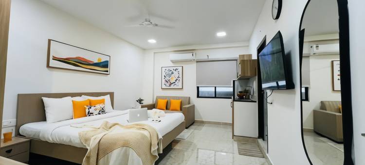 海得拉巴HICC的Olive服务式公寓(Olive Serviced Apartments - HICC Hyderabad)图片
