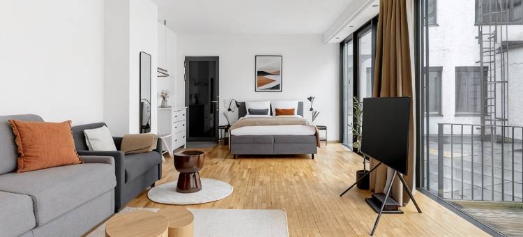 Global Living 设计公寓 I 奥格斯堡市政厅广场(Global Living - Design Apartment I Rathausplatz I Kitchen I Augsburg)图片