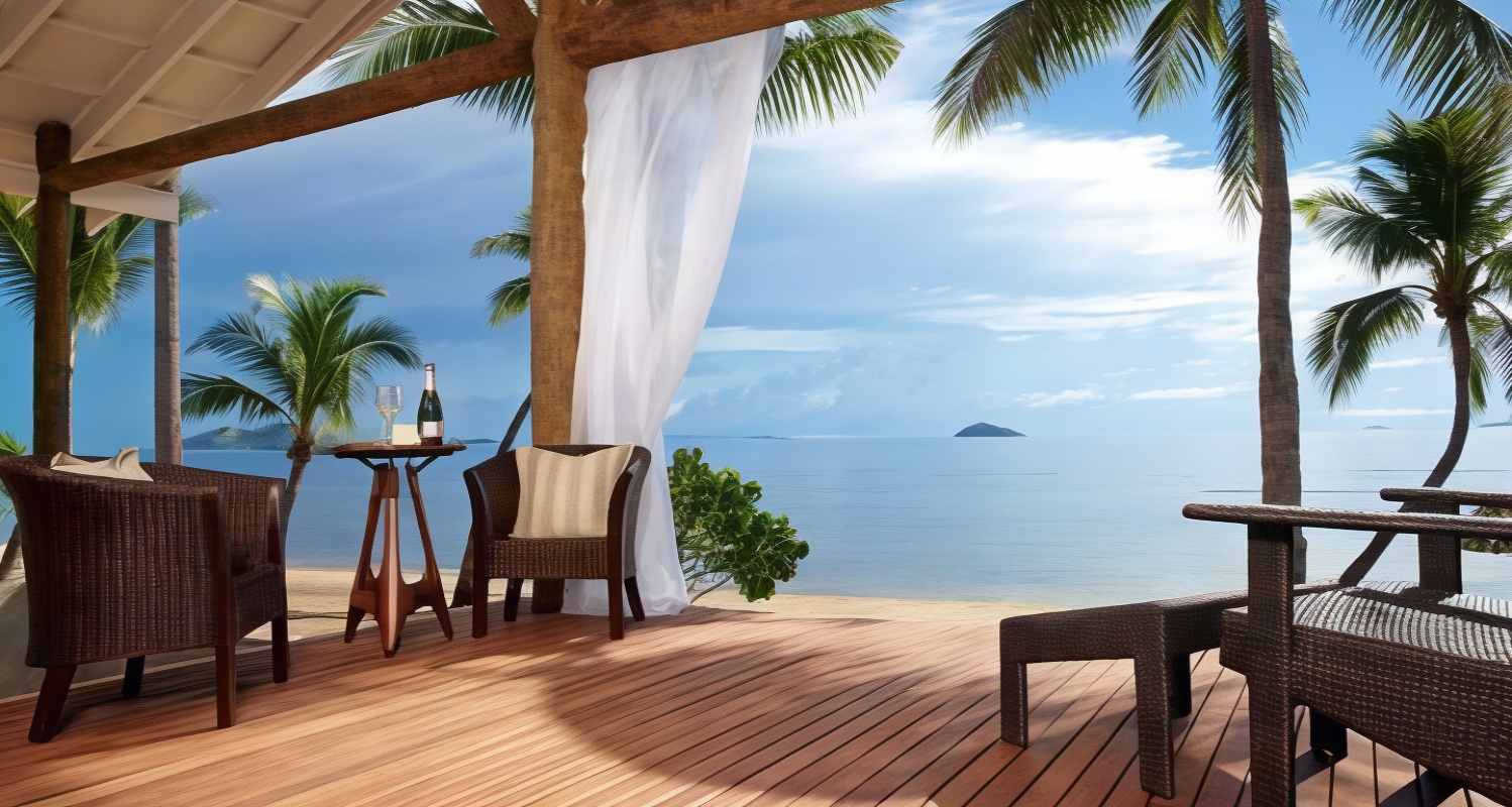 Tadrai Island Resort Over view