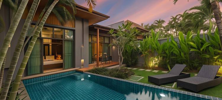 Villa Java| 2 Bedroom Private Pool Villa in Popular Onyx Villas | 3 Min to Naiharn Beach图片