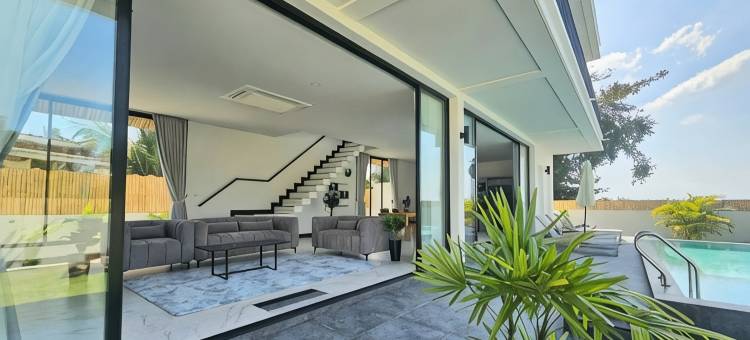 海滨度假别墅 | 私人泳池 & 直通大海 2卧室(Beachfront Villa | Private Pool & Sea Access 2 BDR)图片