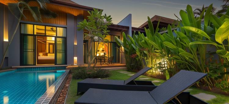 Villa Java| 2 Bedroom Private Pool Villa in Popular Onyx Villas | 3 Min to Naiharn Beach图片