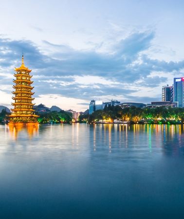 3D2N • China + Guilin + Yangshuo + Lijiang River four-star cruise + Silver Cave + Yulong River rafting 