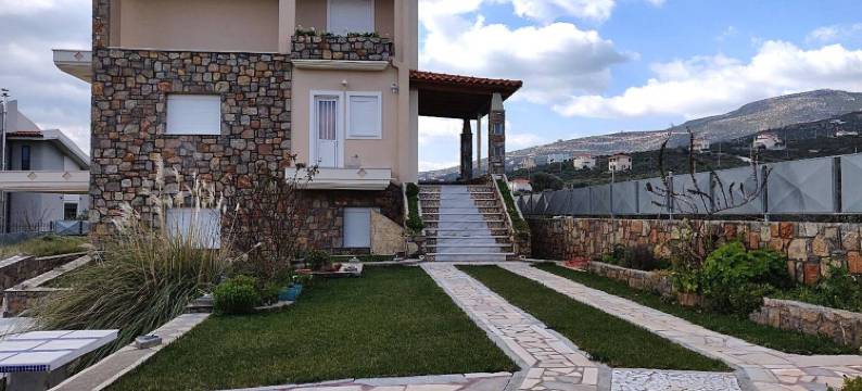 Dimitris Vaso’s Villa with Sea and Mountain View_图片