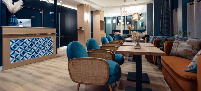 巴黎埃菲尔铁塔格勒纳勒蓝色酒店(Hotel Bleu de Grenelle - Tour Eiffel)图片