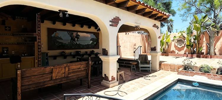 BIG ONE OF A KIND EUROPEAN SPANISH MEXICAN HACIENDA HOUSE W/ POOL ARTSY VINTAGE图片