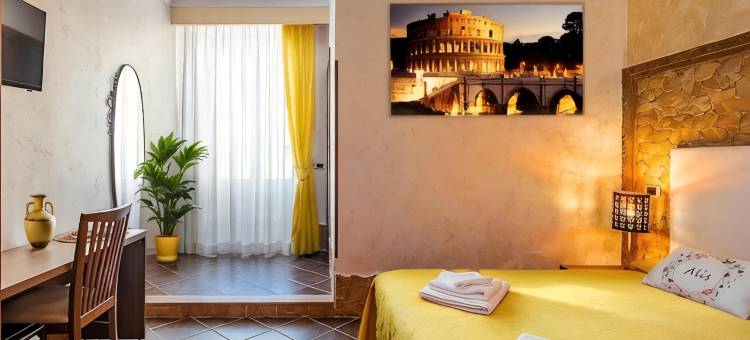 B&B的房间 - Alis Laura 客房 B&B(Alis Laura - 10 Mins to Colosseum, Modern & Near Metro)图片