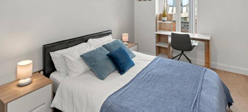 城市中心令人惊叹的阳台视野公寓(Spectacular Apartment Balcony View in City Centre)图片