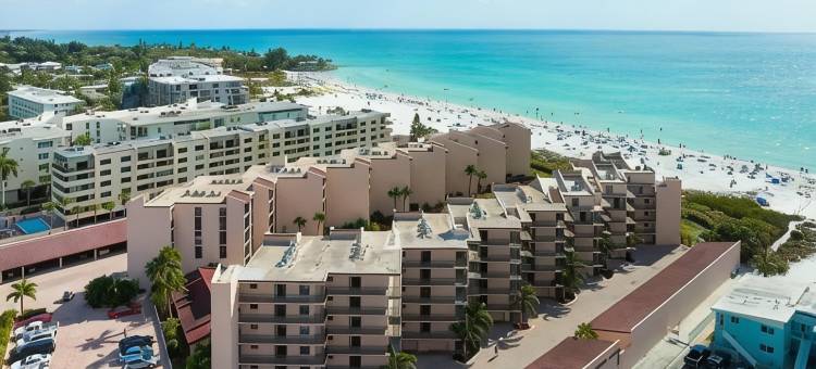 Siesta Key 海滩新装修的绝佳两卧室海滨公寓，带景观(Spectacular 2B Condo on Siesta Key Beach!)图片