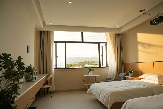 富氧亲子房(弥散供氧+0压床垫+百寸高清投影+大窗)