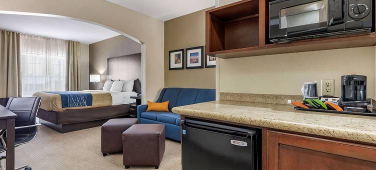 小石城北部麦凯恩购物中心舒适套房酒店(Comfort Inn & Suites North Little Rock McCain Mall)图片