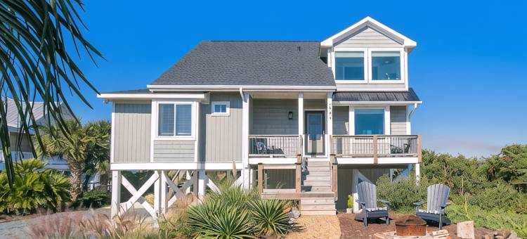 Ocean & Wetland views, 3 decks, steps from the beach,  4 BRs, sleeps 10.图片