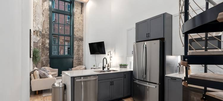 城市绿洲市中心阁楼公寓 健身房+屋顶露台+停车！可住4人(Urban Oasis DT Apartment Loft l Gym+Rooftop+Parking! Sleeps 4)图片