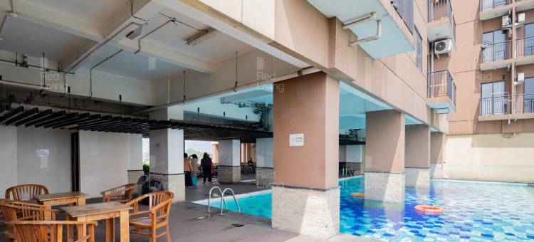 红居公寓塔曼萨里全景-桑图伊代理(RedLiving Apartemen Tamansari Panoramic - Santuy Agency Lobby P1 9)图片
