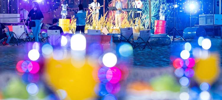 响沙湾悦沙岛帐篷营地图片