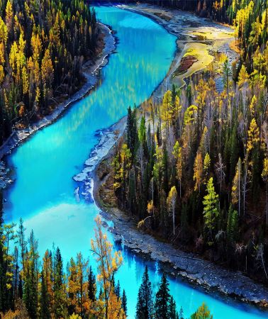 7D6N • Xinjiang + Hemu Scenic Area + Xinjiang Kanas National Geopark + S21 Desert Highway + Ulungur Lake Park + Kelameili Desert Park