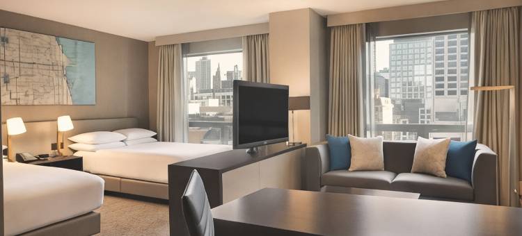 芝加哥壮丽大道希尔顿套房酒店(Hilton Chicago Magnificent Mile Suites)图片