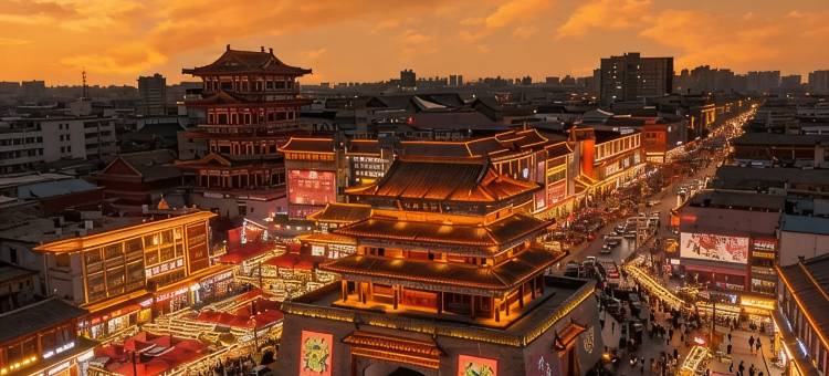 橙子时光民宿(开封清明上河园店)图片