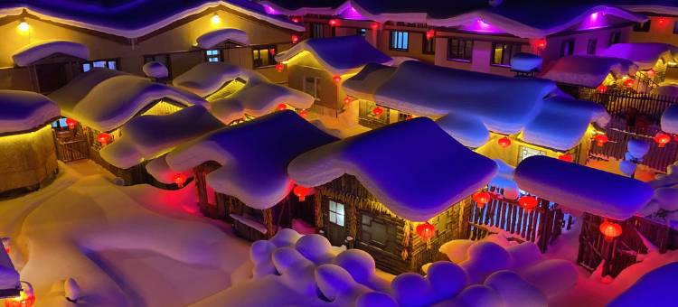 雪乡雪朵农家小院图片
