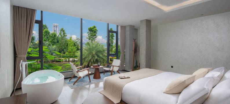 西双版纳景洪云归270度空中水镜观景美宿(泼水广场店)图片