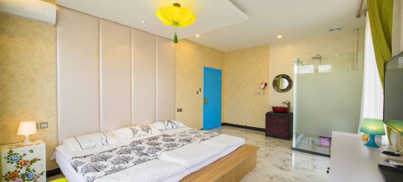 北京十渡人家陌上花开度假庭院图片