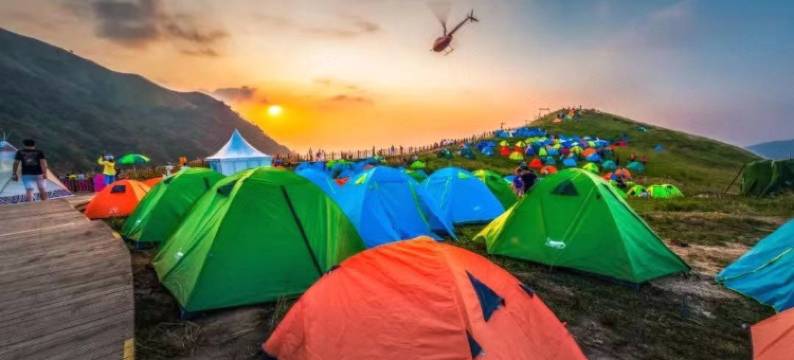 武功山山顶帐篷民宿图片