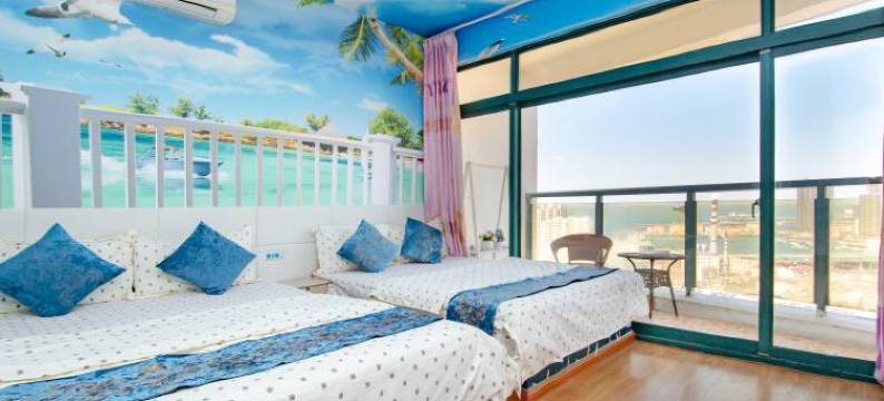 青岛五号主题海景日租房火车站栈桥店图片