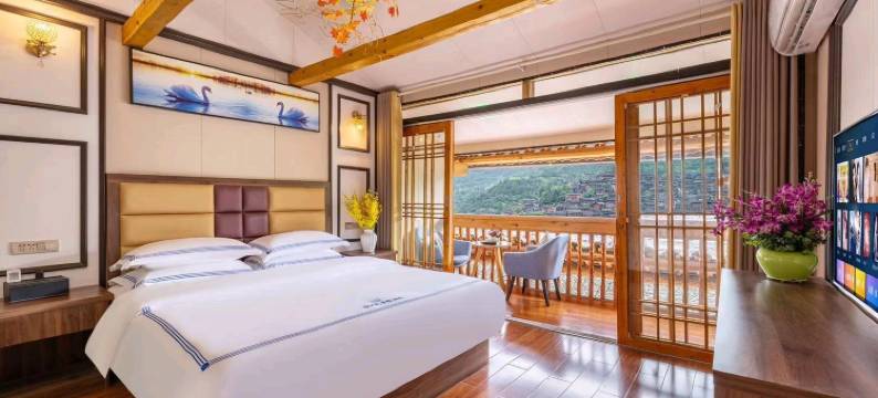 西江千户苗寨风景楼美宿山居图片