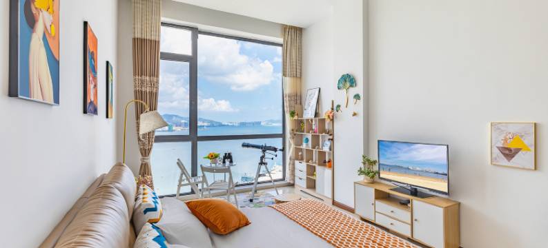 慢山慢海海景度假公寓(威海站韩乐坊店)图片