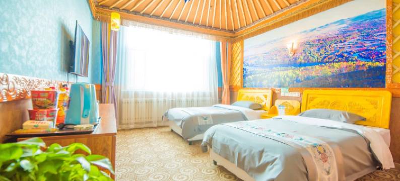 呼伦贝尔六十六顶毡房宾馆图片