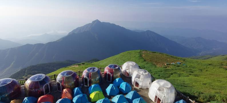 武功山帐篷营地图片