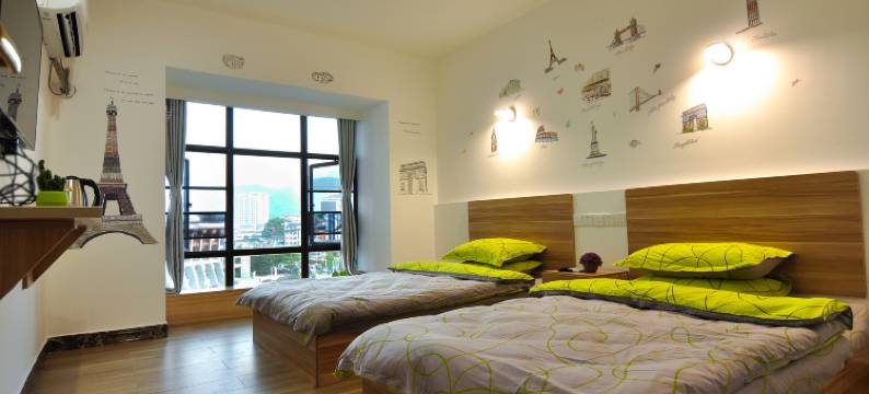 张家界积木小屋图片