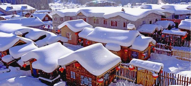 雪乡雪朵农家小院图片