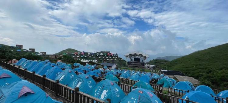 武功山帐篷营地图片