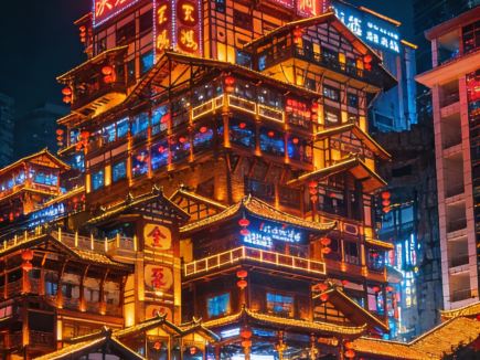 重慶洪崖洞夜景靚到似幅畫
