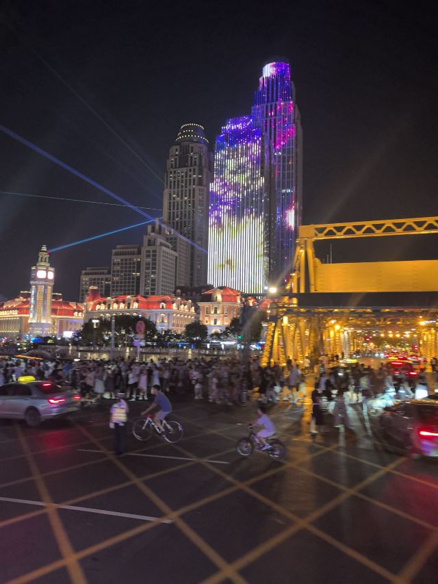 双层敞篷观光巴士天津之眼始发站旅行图片 3