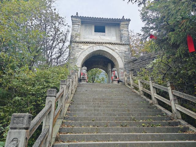 天台国家森林公园天台山索道旅行图片 3