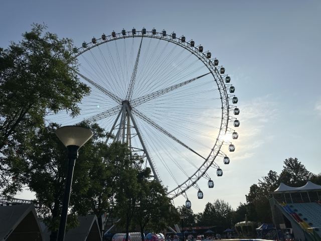 丹东之眼中国边境摩天轮公园旅行图片 3