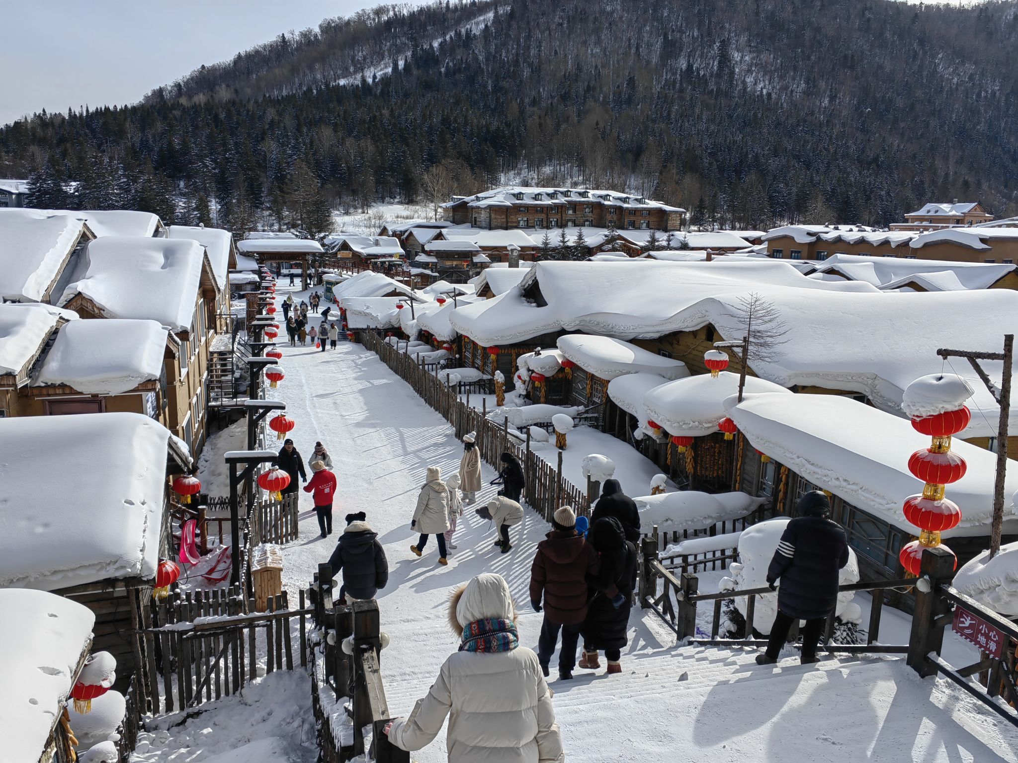 China Snow Town