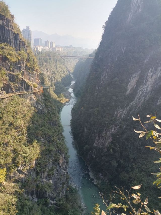 中国黔江城市大峡谷景区旅行图片 3