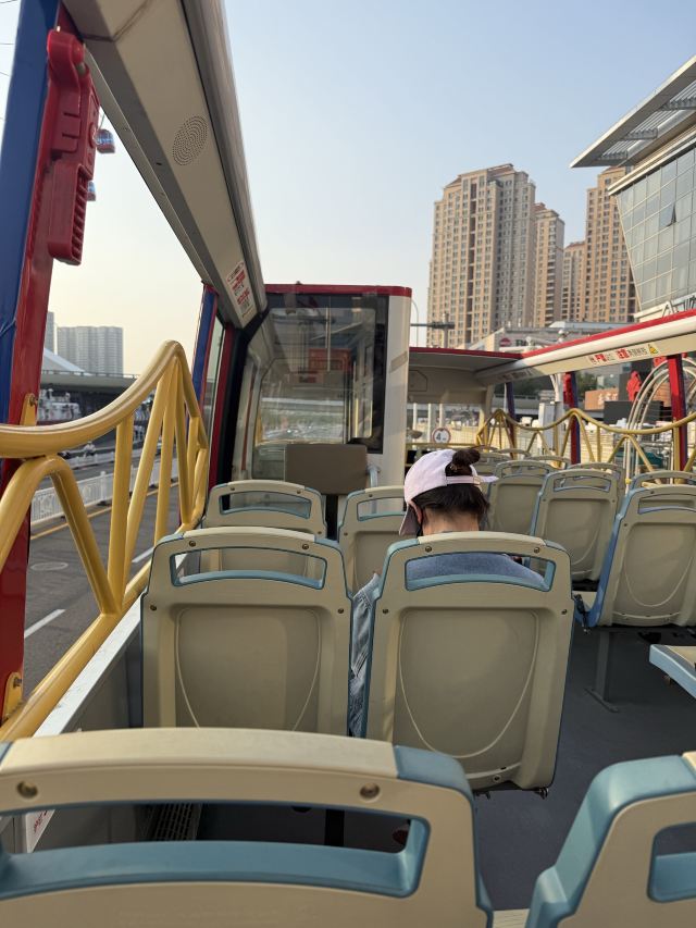 双层敞篷观光巴士天津之眼始发站旅行图片 1