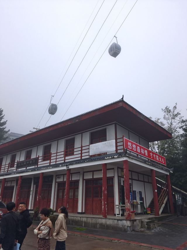 天台国家森林公园天台山索道旅行图片 3