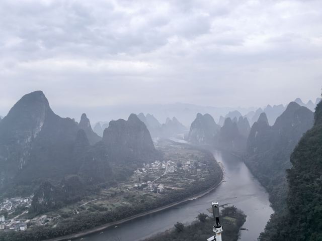 千里江山图大型水墨画打卡地旅行图片 3