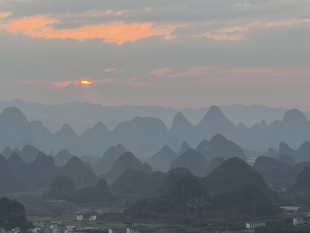 千里江山图大型水墨画打卡地旅行图片 1