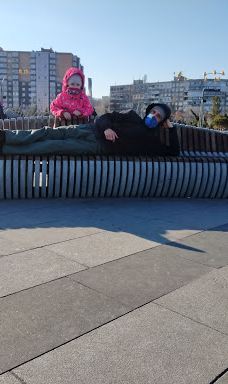 Pryberezhnyy square-Dnipropetrovs'ka city council