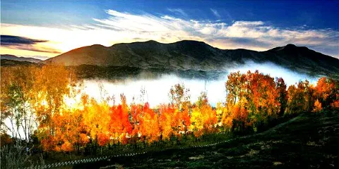 白沙湖景區第一觀景台