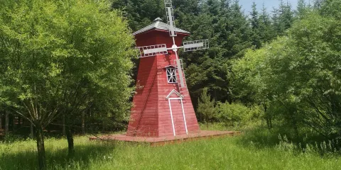 細鱗河民俗風情園-荷蘭風車