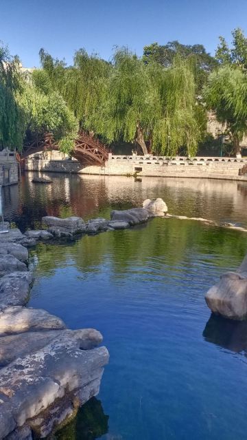 济南市环城公园-泉水浴场沙滩区